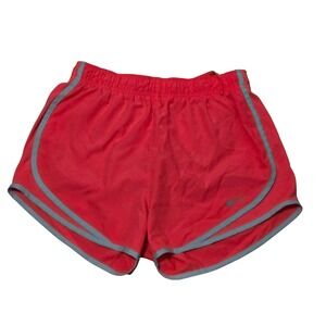 Nike Dri Fit Running Shorts Coral Gray Trim Women's Size S Athletic